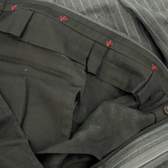 [SOLD] Ísaia Napoli Suit - size 50IT - grey with stripes - Excellent Conditon - Picture 10 of 10